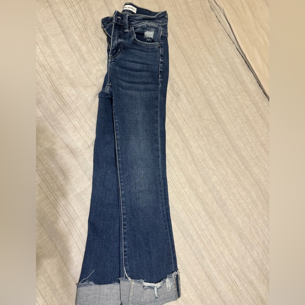 Flying Monkey Dark Blue Ankle Jeans